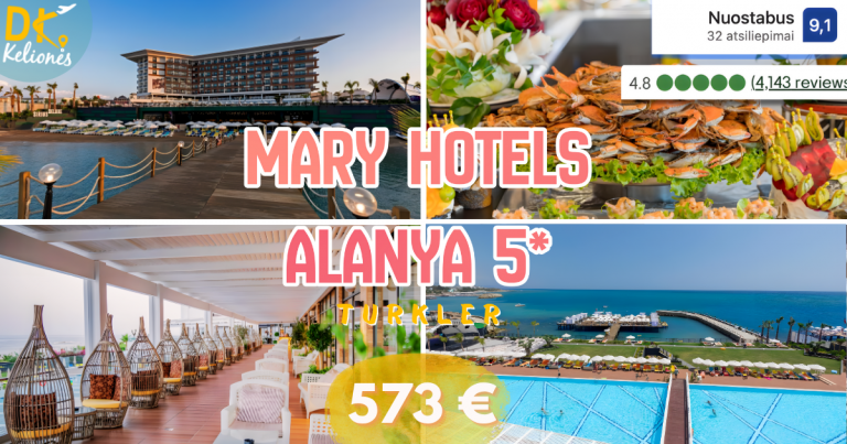 „Mary Hotels“: Kompaktiška prabanga be eilių ar streso, jauki ir vaizdinga paplūdimio platforma 🌊