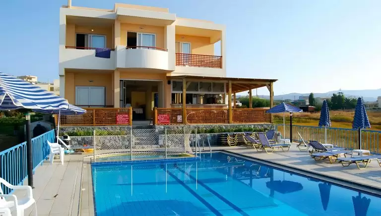 Danaos Beach apartamentai Rethymno regione – ekonomiškas ramybės kampelis / bazė Kretos atradėjams 🧭🌅