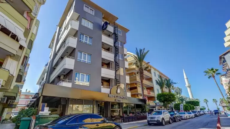 Miss Cleopatra Hotel (ex. Ozcan Hotel) Alanijoje — atostogos prie Kleopatros paplūdimio